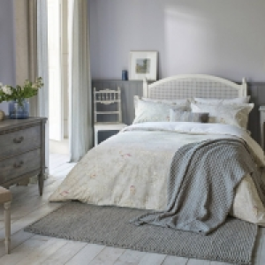 Sanderson Silver Cotton Percale 220 Thread Count Chiswick Grove Duve