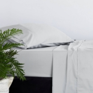 Sheridan Pale Grey 400 Thread Count Organic cotton 400tc sateen Fla