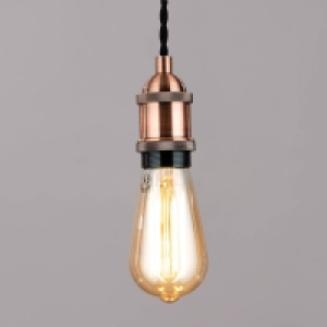 Bhs Lighting Copper Industrial Style Pendant Ceiling Light