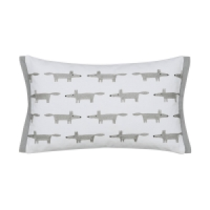 Scion Grey Cotton Panama Mr Fox Cushion
