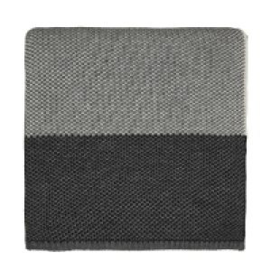 Bedeck Of Belfast Grey Acrylic Canna Knitted Throw
