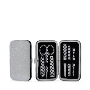 Mood Silver Plated Glitter Manicure Set