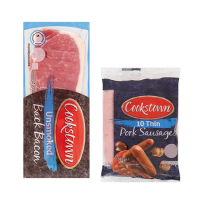 SuperValu  Cookstown 10 Thin Pork Sausages / Back Bacon