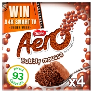 Iceland  Aero Milk Chocolate Mousse 4x59g