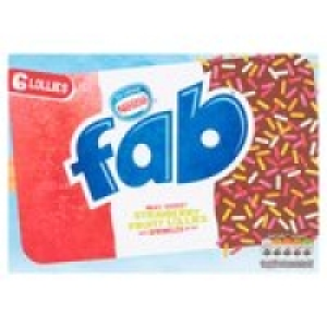 Fab Strawberry Ice Lollies £2.20