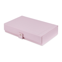 Aldi  Pink 2 Compartment Jewellery Case