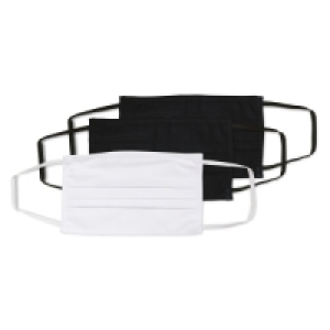 Navy Mix Adults Face Masks - 3 Pack