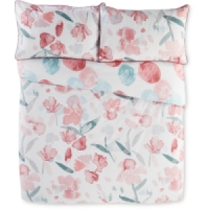 Aldi  Floral Easy Care Superking Duvet Set