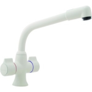 Wickes Cosa Mono Mixer Kitchen Sink Tap White &pound;82.00
