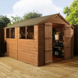 QDStores  Mercia 10 x 8 Garden Shiplap Apex Shed