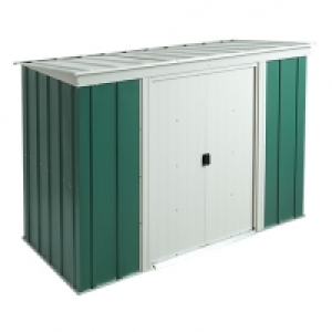Rowlinson 8 x 4ft Double Door Metal Pent Shed including Floo £385.00