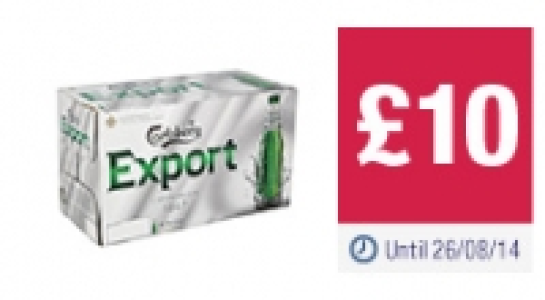 Carlsberg Export Bottles £10.00