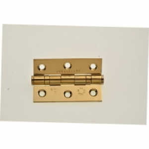 Wickes Grade 7 Fire Rated Ball Bearing Hinge - Brass 75mm Pa £6.35