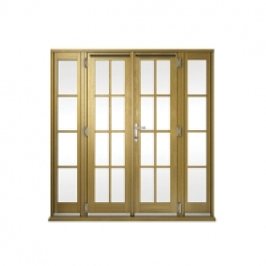 Wickes Albery Georgian Bar Solid Oak Laminate French Doors 6 £2,200.00