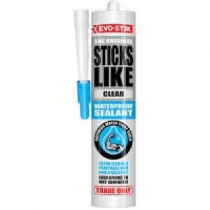Evo-Stik Sticks Like Waterproof Sealant Clear 290ml £7.00