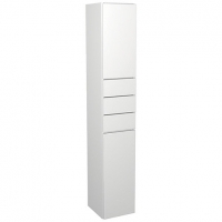 Wickes  Wickes Vienna White Gloss Multi-drawer Floorstanding Tall To