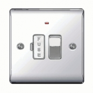 Wickes  Wickes 13A Switched Fused Socket + LED Screwed Raised Flat P