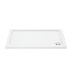 Wickes  Wickes 45mm Cast Stone Rectangular Shower Tray - 1200mm X 80