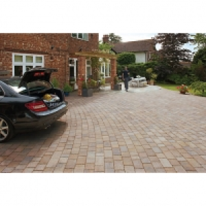 Wickes  Marshalls Drivesett Tegula Driveway Block Paving - Harvest 1