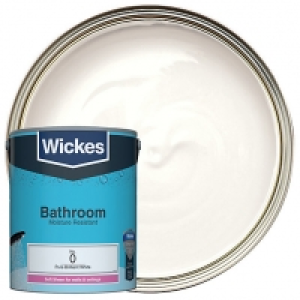 Wickes Pure Brilliant White - No. 0 Bathroom Soft Sheen Emul £20.00