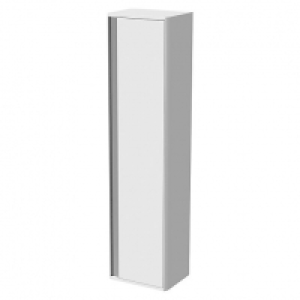 Wickes  Wickes Radli White Handle-less Rail Wall Hung Tower Unit - 1