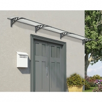 Wickes  Palram Neo 4050 Twinwall Polycarbonate Door Canopy Grey - 40