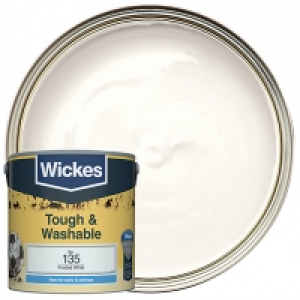 Wickes Frosted White - No.135 Tough & Washable Matt Emulsion