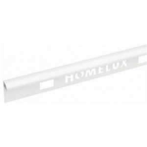 Homelux 10mm Pvc Quadrant White Tile Trim 2.44m £5.90