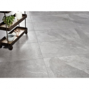 Wickes Boutique Akita Grey Glazed Porcelain Floor Tile - 120 £60.48