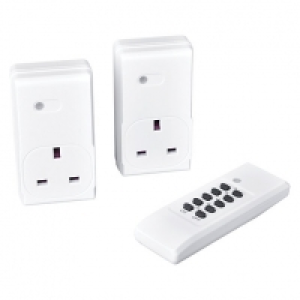 Masterplug Remote Control Socket 13A Rated 2 Pack £15.00