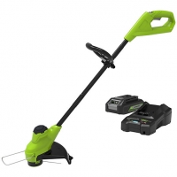 Wickes  Greenworks 24V 25cm Line Trimmer with 24v 2ah lithium ion ba