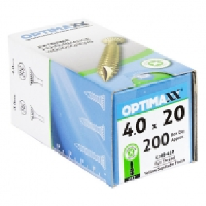 Optimaxx Pz Countersunk Zinc & Yellow Passivated Double Rein £2.98