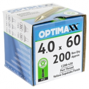 Optimaxx Pz Countersunk Zinc & Yellow Passivated Double Rein £7.33