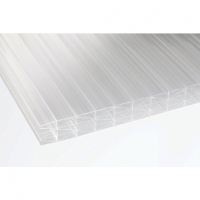 Wickes  25mm Clear Multiwall Polycarbonate Sheet - 2500 x 1050mm