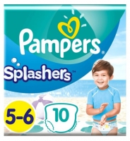 Boots  Pampers Splashers Size 5-6, 10 Disposable Swim Nappies, 14+k