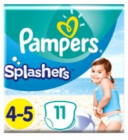 Boots  Pampers Splashers Size 4-5, 11 Disposable Swim Pants, 9-14kg