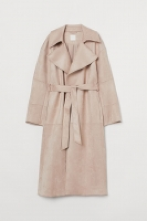 HM  Imitation suede coat