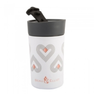 Partridges Beau & Elliot Beau and Elliot Insulated Travel Mug - Vibe White & Copper 3