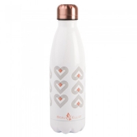 Partridges Beau & Elliot Beau and Elliot Insulated Drinks Bottle - Vibe White and Cop