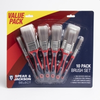 HomeBargains  Spear & Jackson: Select 10 Pack Brush Set