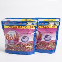 HomeBargains  Bold All-in-1 Pods Washing Capsules Sparkling Bloom & Yellow