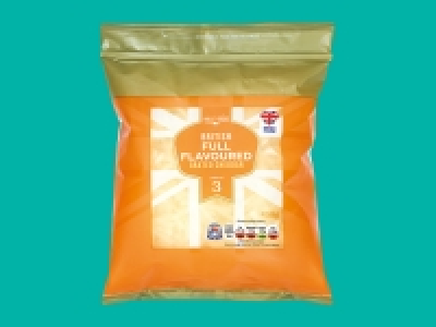 Valley Spire Full Flavoured Grated British Cheddar £1.99