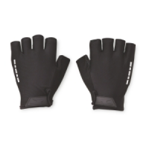 Crane Black Cycling Gloves