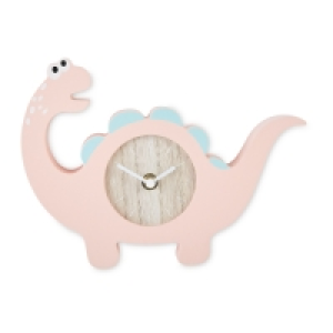 Kirkton House Pink Dinosaur Clock