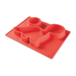 Coral Dino Non-Slip Silicone Mat