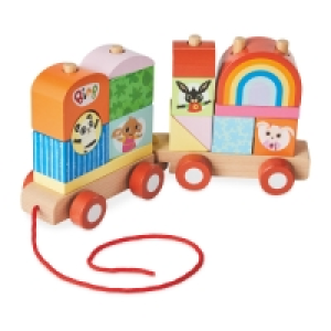 Aldi  Bing Wooden Stacking Train