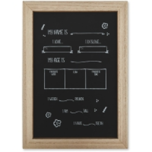 Wooden Edge Milestone Chalkboard