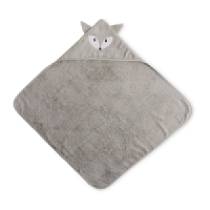 Fox Hooded Baby Towel/Mitt