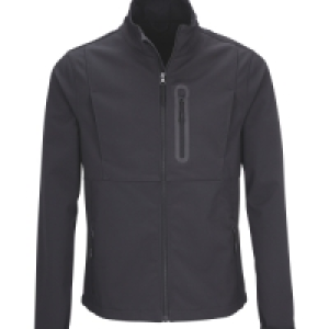 Crane Black Softshell Fishing Jacket