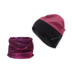 Crane Pink Hat & Snood Set